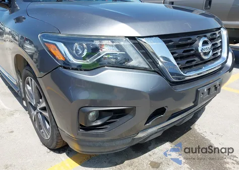 2017 Nissan Pathfinder Platinum from USA, damaged, VIN 5N1DR2MN5HC604626